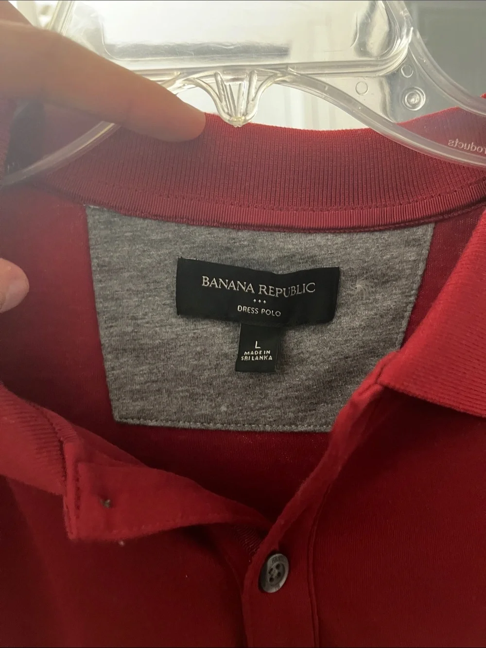 Banana Republic Men's Polo in Rich Burgundy